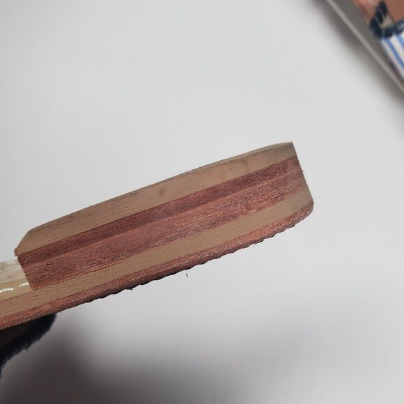 Jack Rogers Women’s Sandals Size 6.5 Blue White Pinstripe Leather Thong Flats - Picture 6 of 7